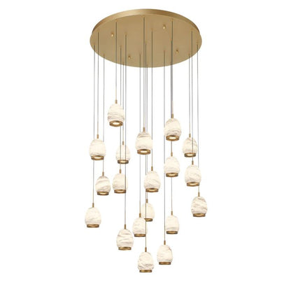 Leemy Round LED Chandelier - Richardrider