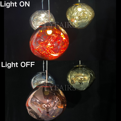 Modern Rock Acrylic Special Shape Pendant Lighting