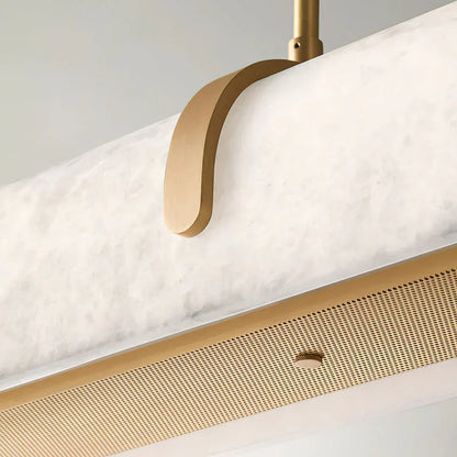 Linear Alabaster Chandelier, Kitchen Island Pendant Light - Richardrider