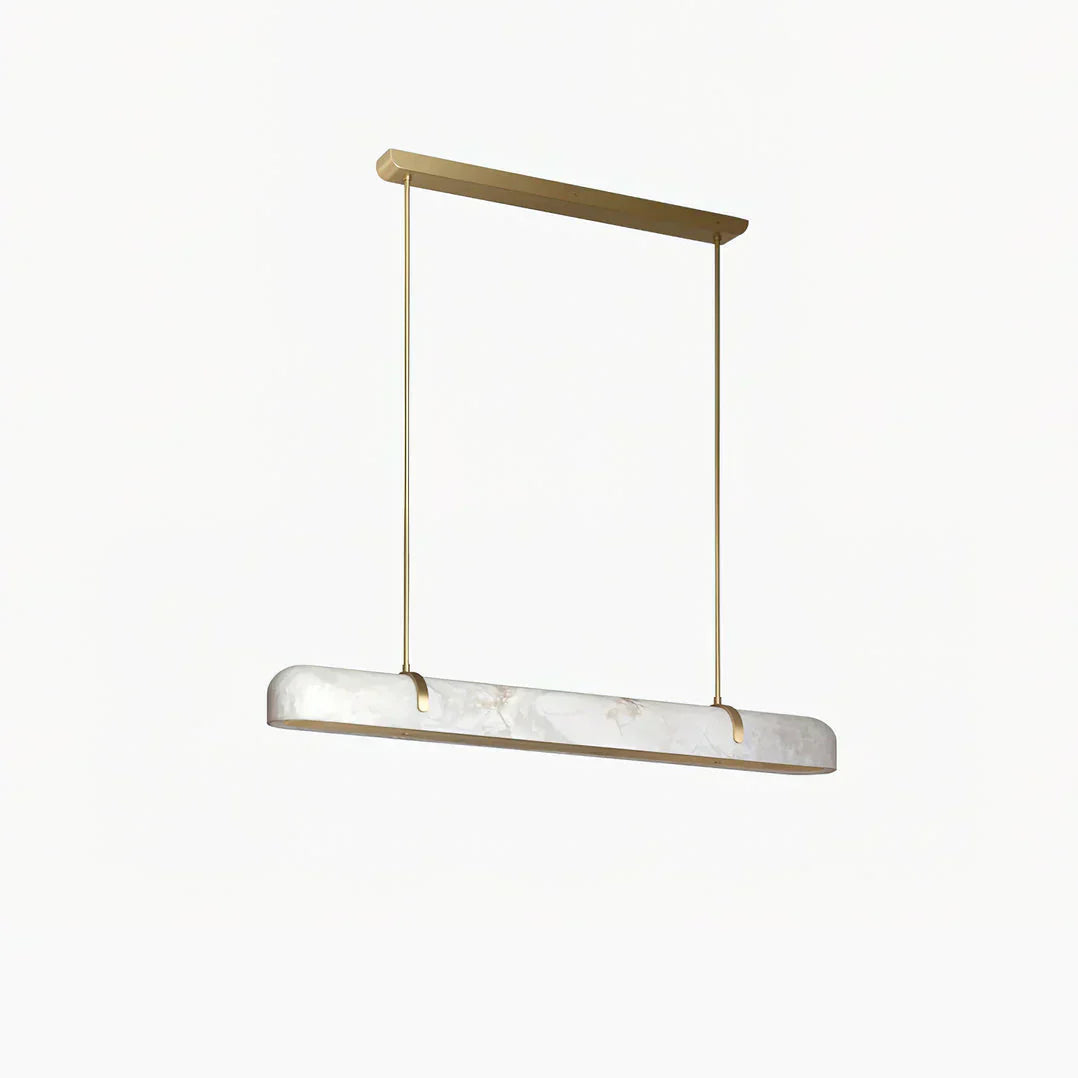 Linear Alabaster Chandelier, Kitchen Island Pendant Light - Richardrider