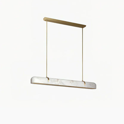 Linear Alabaster Chandelier, Kitchen Island Pendant Light - Richardrider