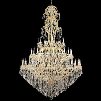 Long maria theresa crystal chandelier