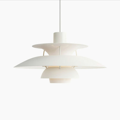 Louis Poulsen PH5 Mini Monochrome White Pendant Lamp Classic Dining Room Table Hanging Light Fixture