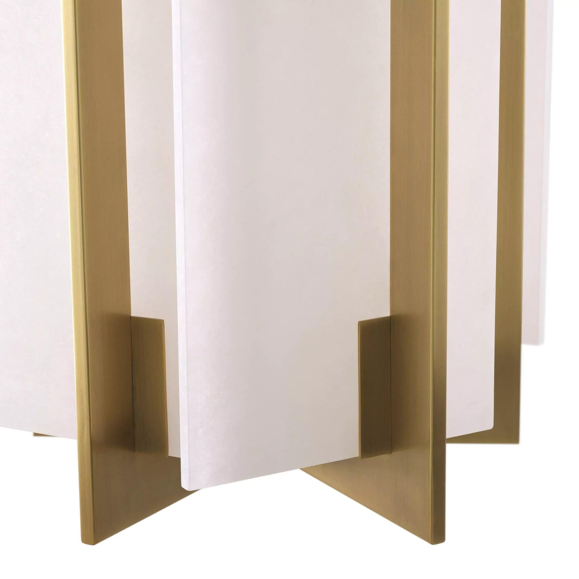 Lugano Modern Brass Alabaster Chandelier - (Antique Brass Finish | Alabaster) - Richardrider
