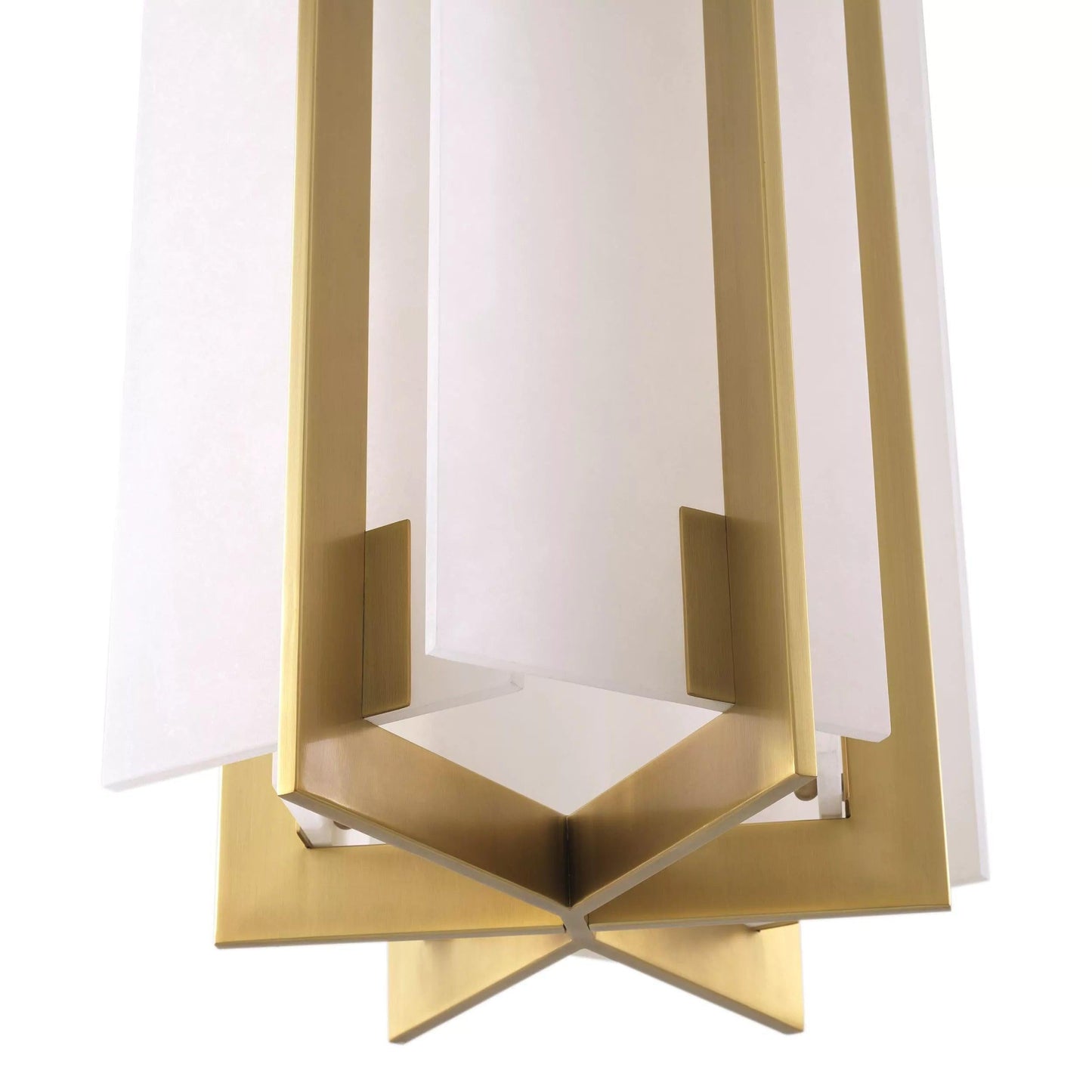 Lugano Modern Brass Alabaster Chandelier - (Antique Brass Finish | Alabaster) - Richardrider