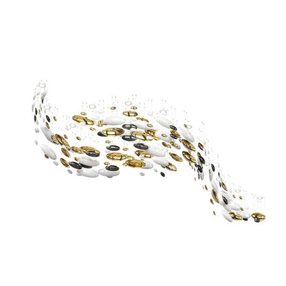 Galaxy Lustre Meteor Shower Crystal Spiral Chandelier