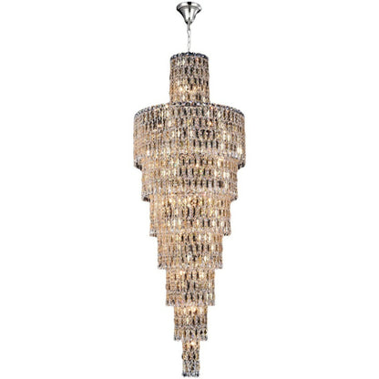 Luxury Large Crystal Chandelier For Hight Ceiling Living Room Long Staircase Light Fixture - Richardrider