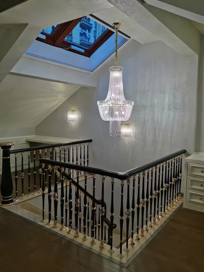 Luxury Modern Empire Crystal Chandelier for Foyer /Entryway/ Living Room