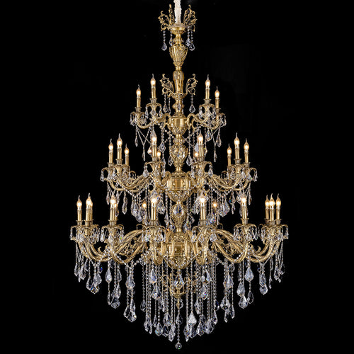 large antique brass chandeliers
