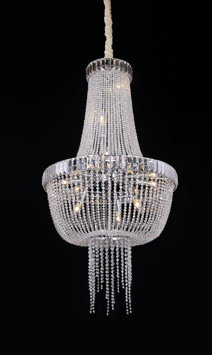 Luxury Modern Empire Crystal Chandelier for Foyer /Entryway/ Living Room