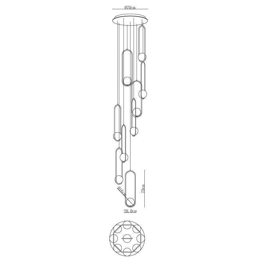 Mila Combination Chandelier - Richardrider
