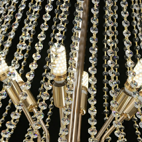 Magnificent Extra Large Foyer Hall Chandelier Tiered Crystal Ceiling Lighting Fixture For Living Room Decor - Richardrider