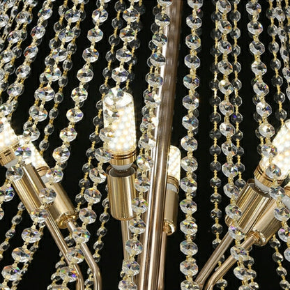Magnificent Extra Large Foyer Hall Chandelier Tiered Crystal Ceiling Lighting Fixture For Living Room Decor - Richardrider