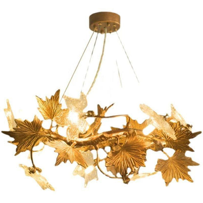 Maple Leaf Branch Chandelier - Richardrider