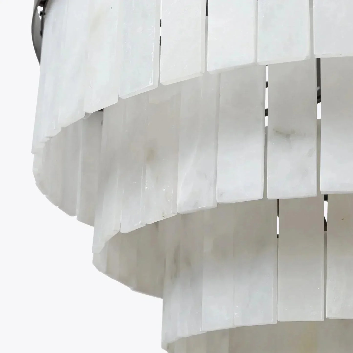 Modern Alabaster Tiered Chandelier - Richardrider