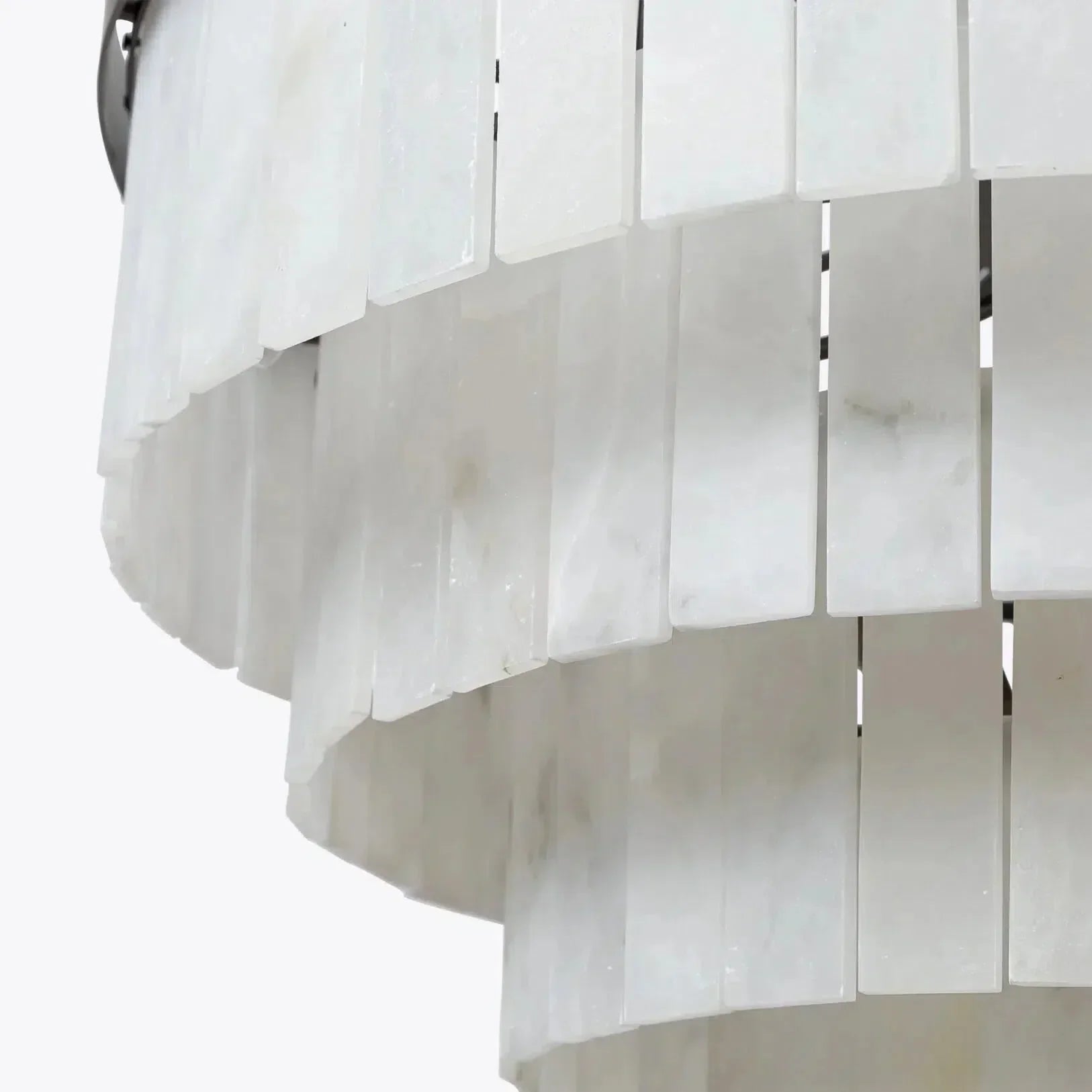 Modern Alabaster Tiered Chandelier - Richardrider