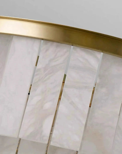 Modern Alabaster Tiered Chandelier - Richardrider