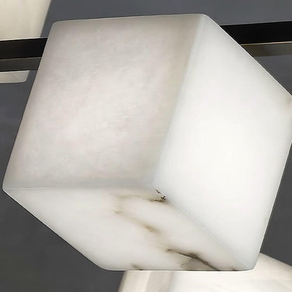 Alabaster Square Box Chandelier - Richardrider