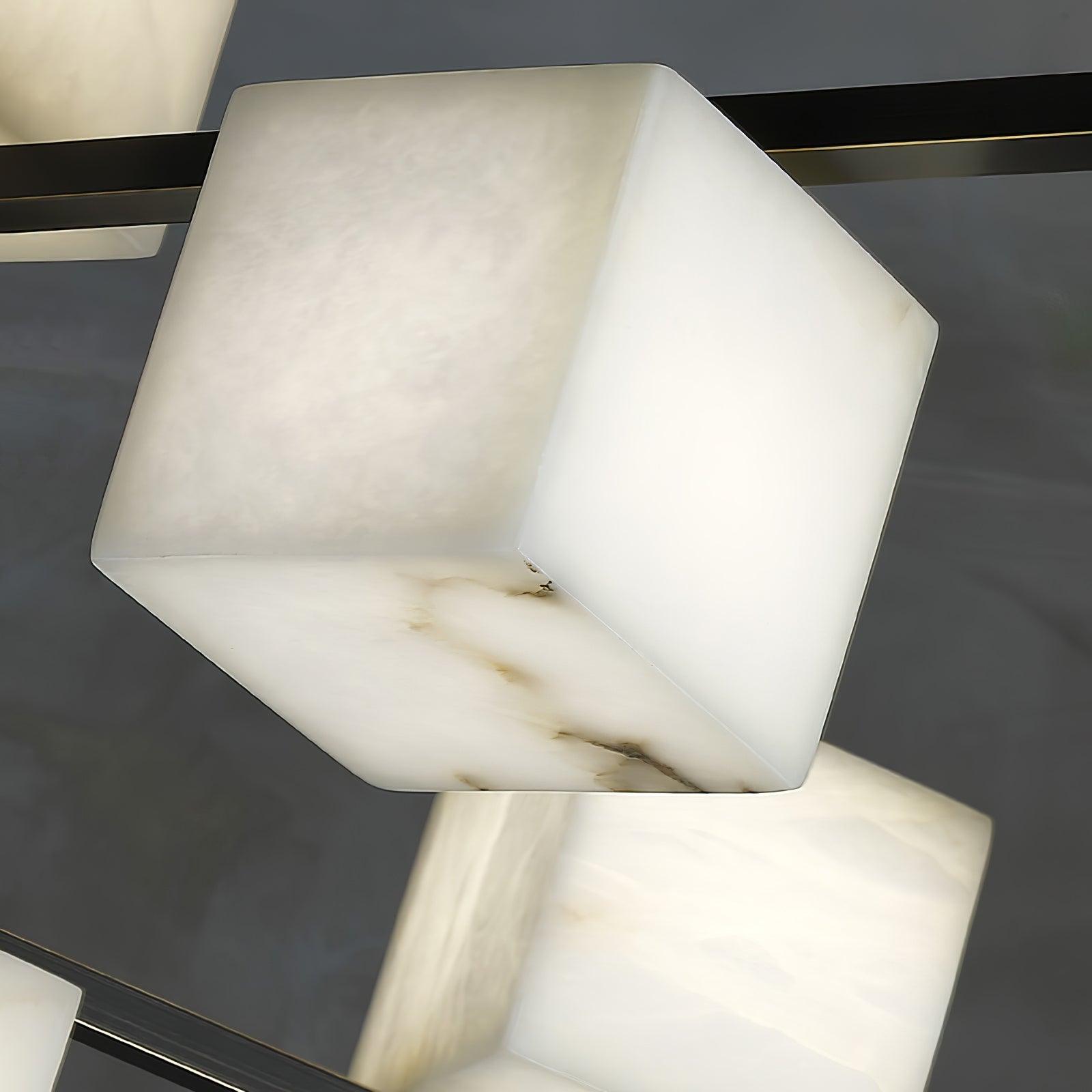 Alabaster Square Box Chandelier - Richardrider