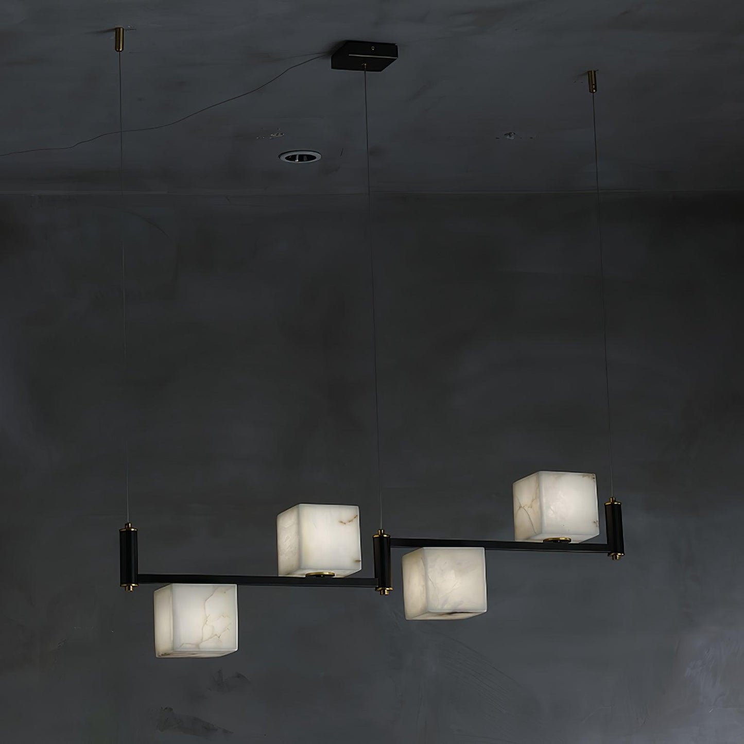Alabaster Square Box Chandelier - Richardrider