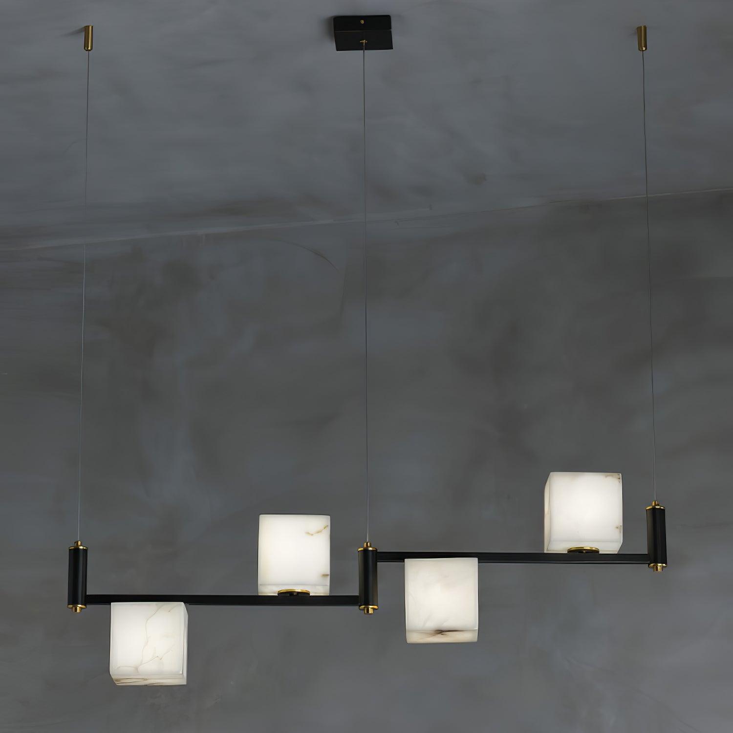 Alabaster Square Box Chandelier - Richardrider