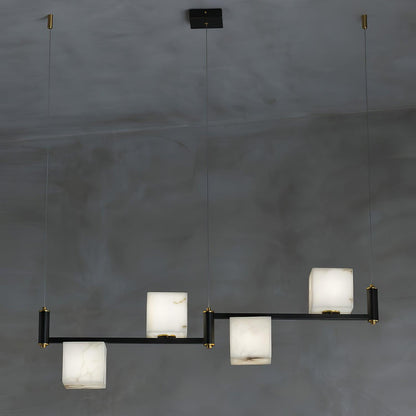 Alabaster Square Box Chandelier - Richardrider