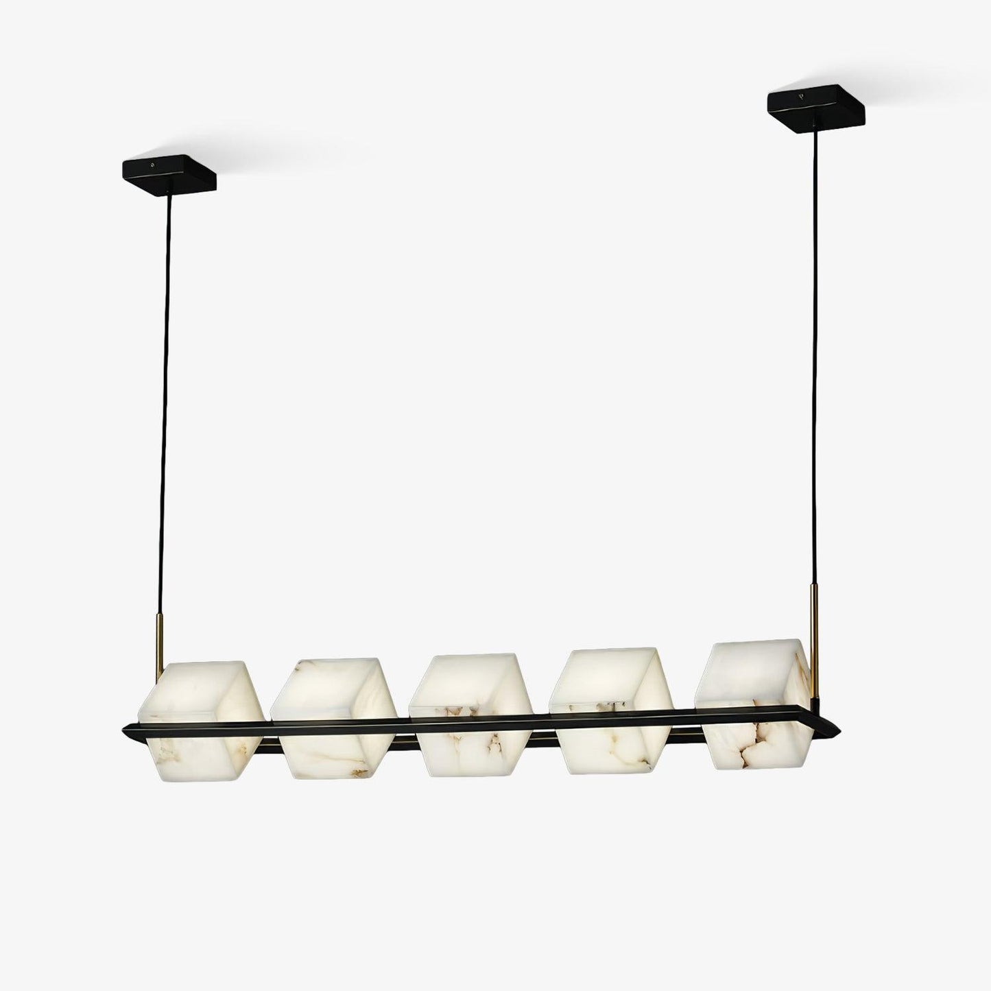 Alabaster Square Box Chandelier - Richardrider