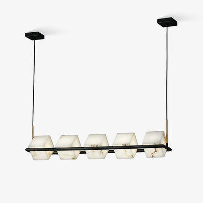 Alabaster Square Box Chandelier - Richardrider