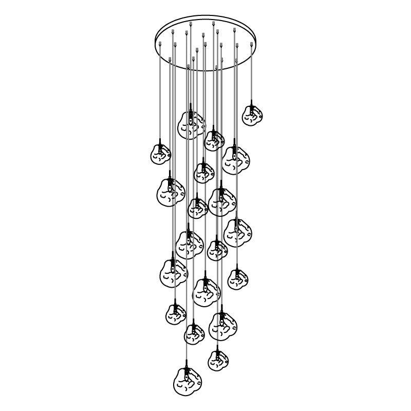 Multi Lava Round Chandelier - Richardrider