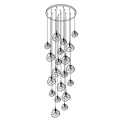 Multi Lava Round Chandelier - Richardrider