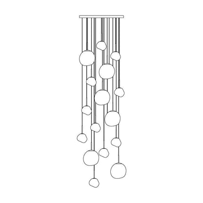 Multi Lava Round Chandelier - Richardrider