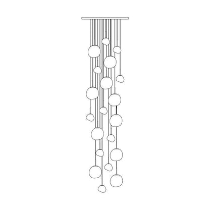Multi Lava Round Chandelier - Richardrider