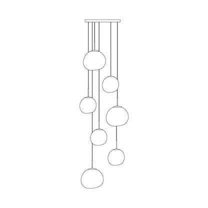 Multi Lava Round Chandelier - Richardrider