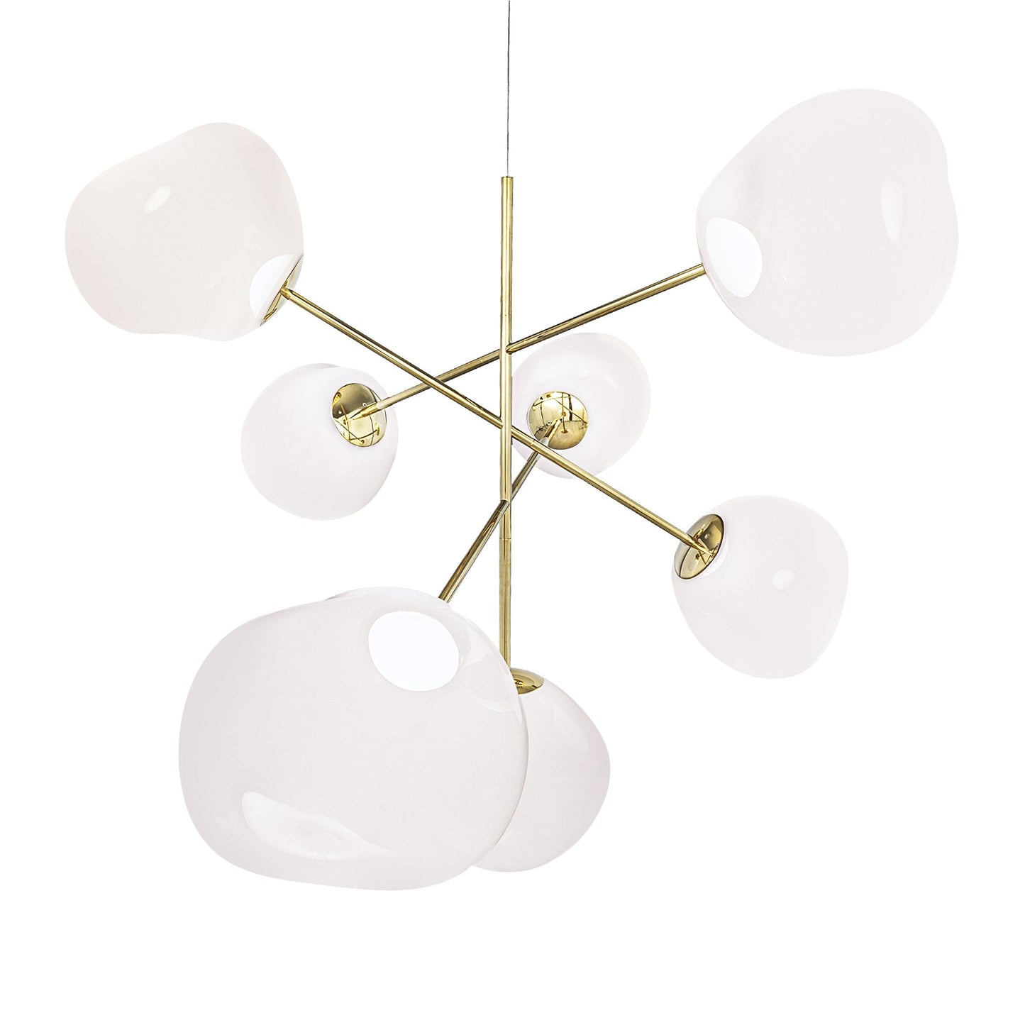 Jaraecyn Chandelier Polycarbonate Shade & Steel Tube 38.6"W