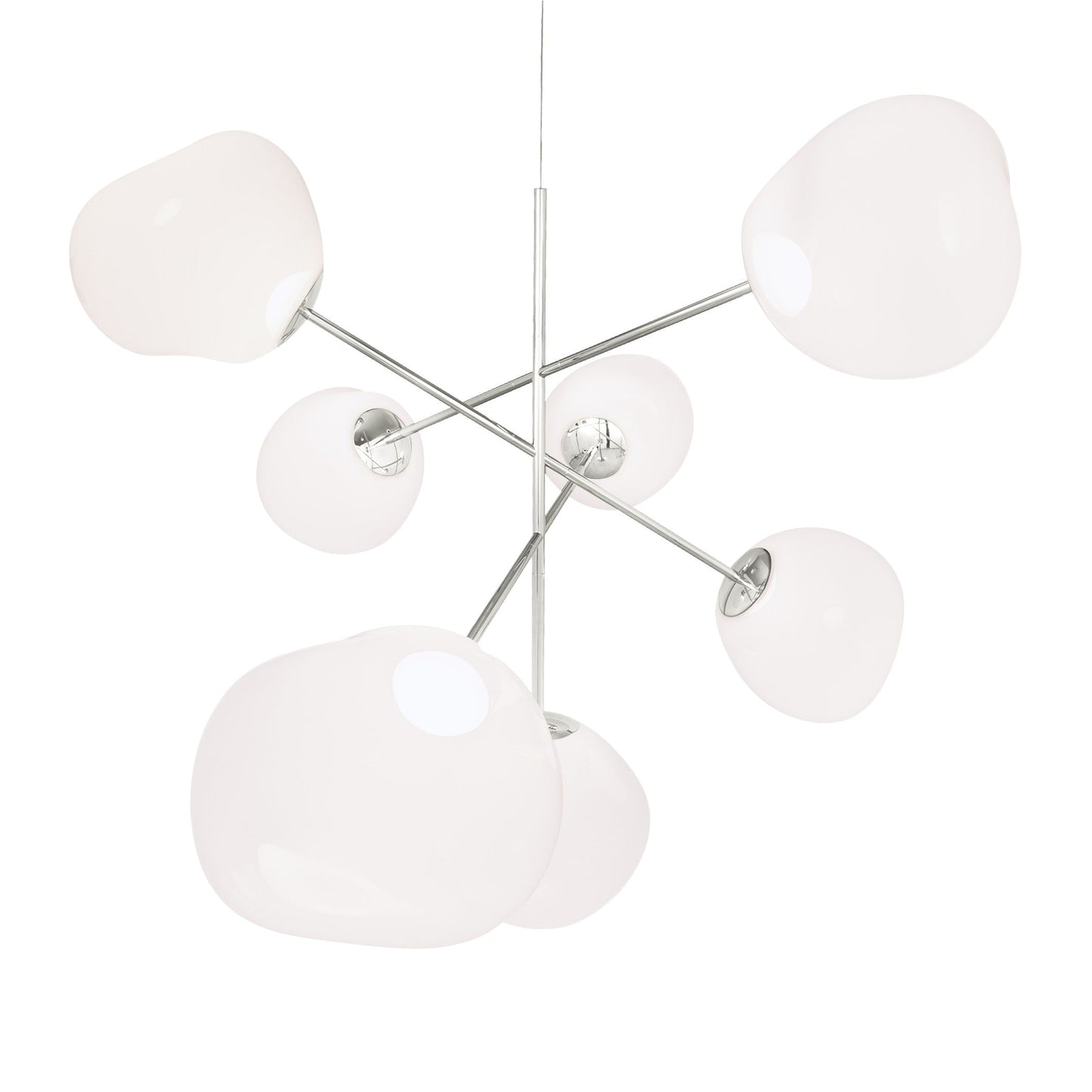 Jaraecyn Chandelier Polycarbonate Shade & Steel Tube 38.6"W