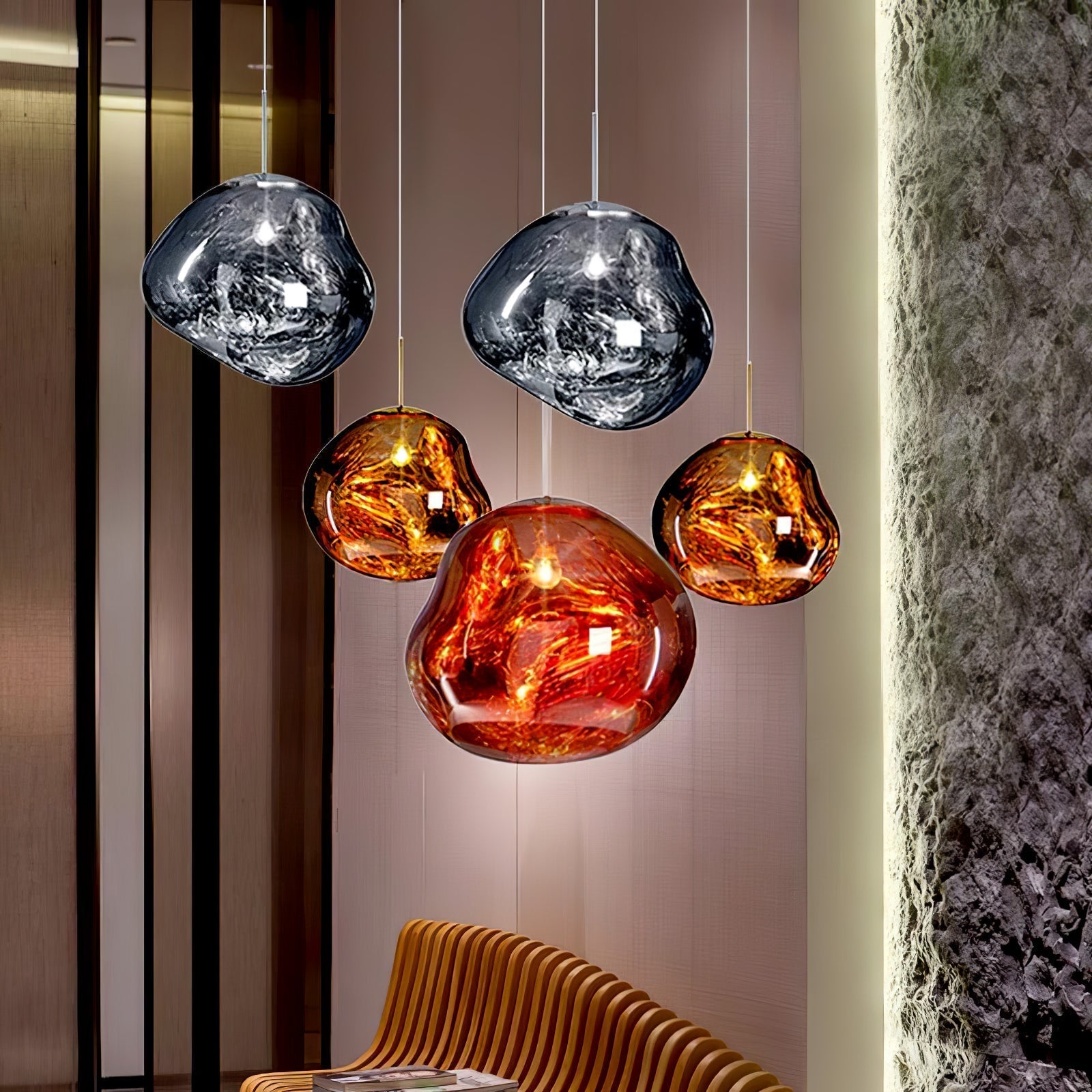 Multi Lava Round Chandelier - Richardrider