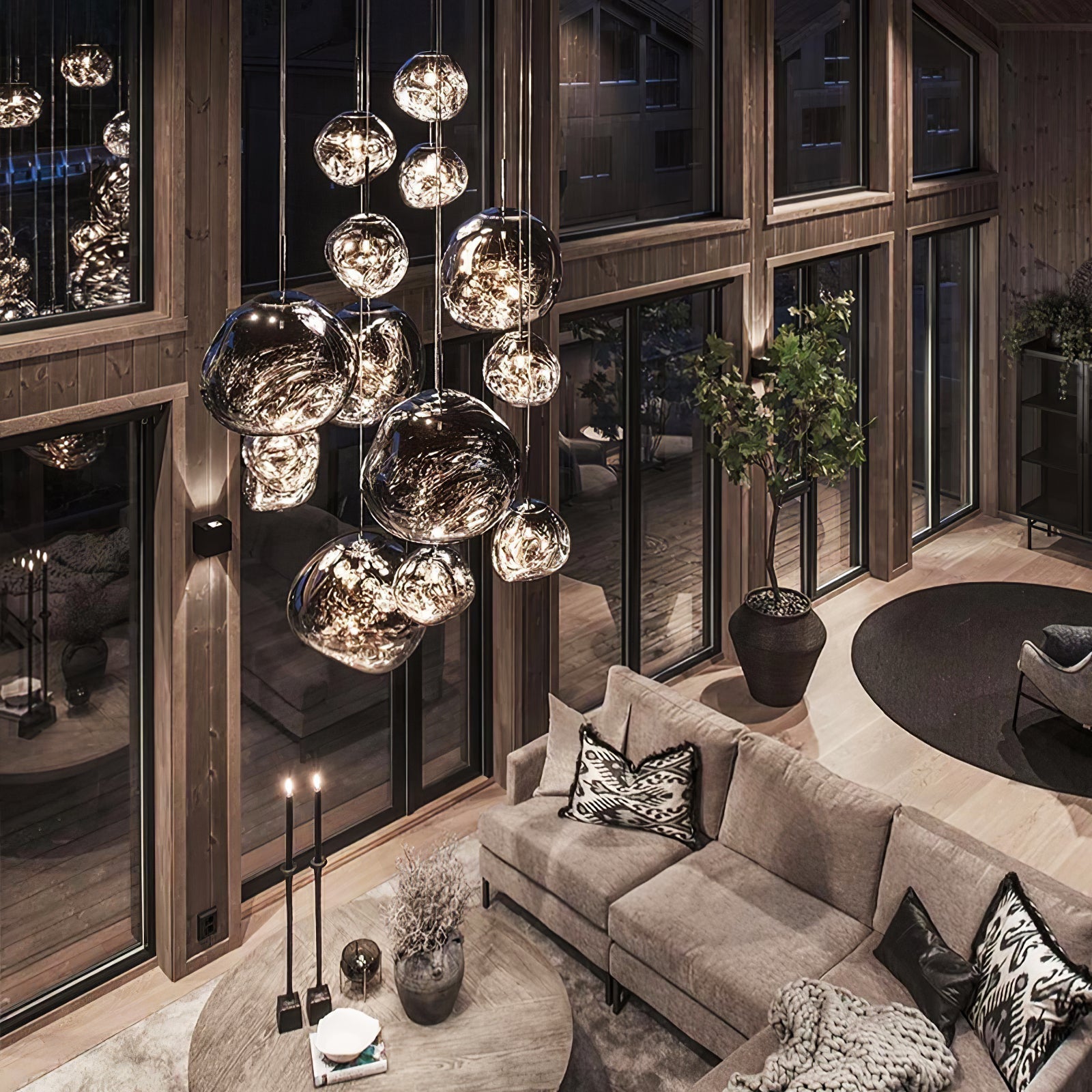 Multi Lava Round Chandelier - Richardrider