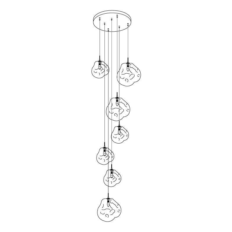 Multi Lava Round Chandelier - Richardrider