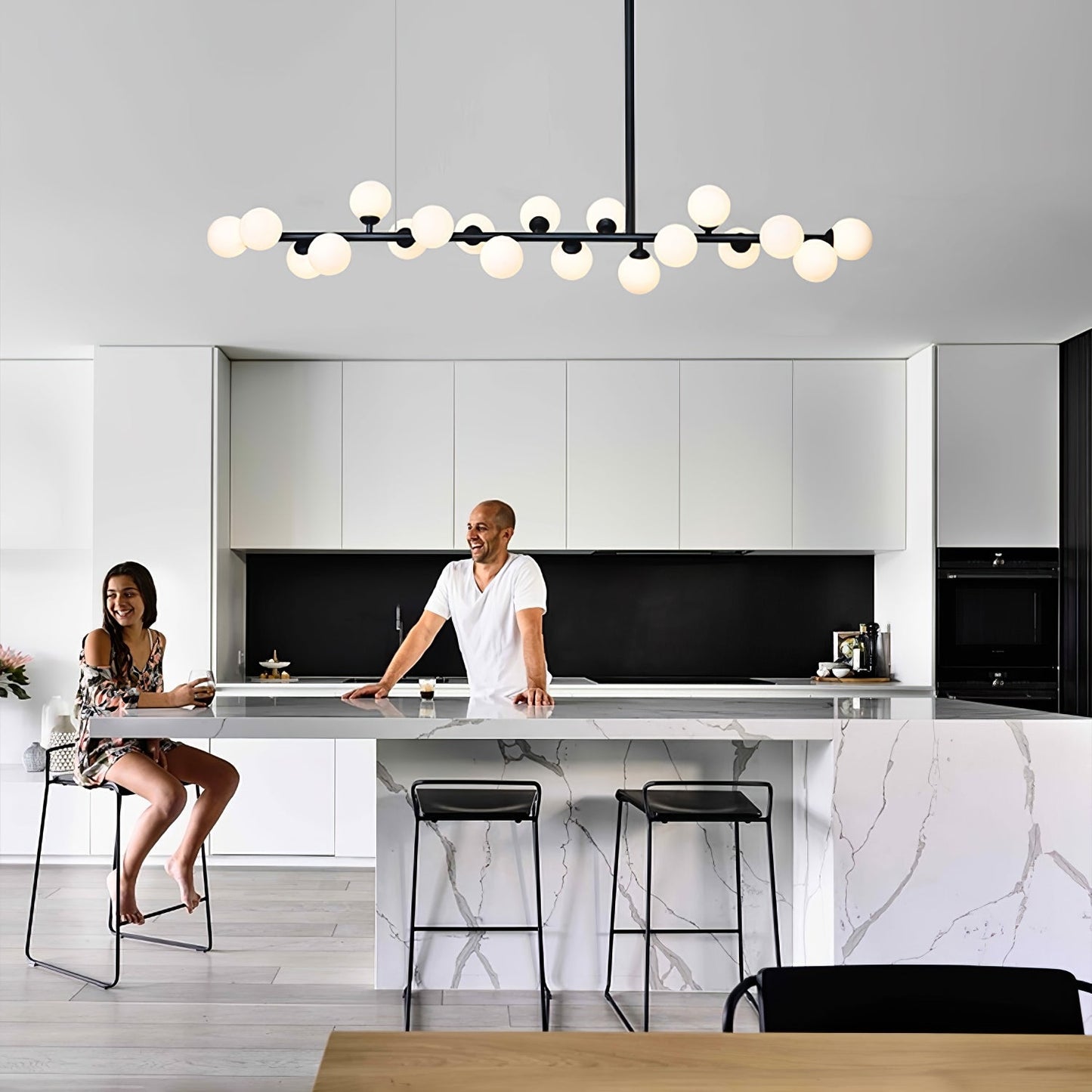 Linear Balls Chandelier - Richardrider