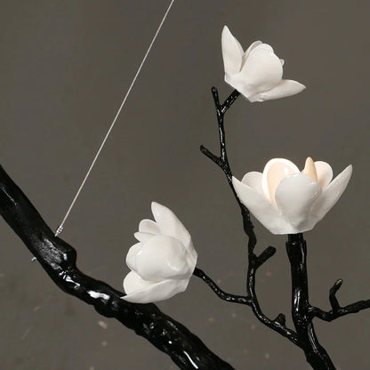 Wanos Crystal Flower Tree Branch Chandelier