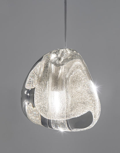 Cherry Crystal Spiral Chandelier