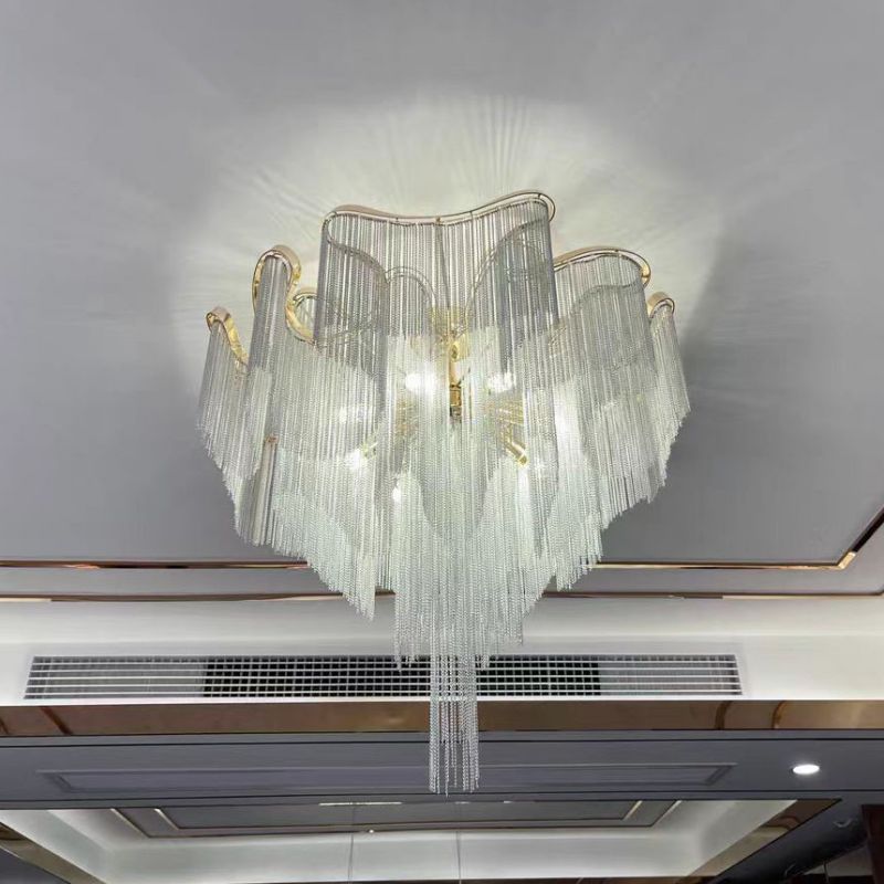 Modern Aluminum Chain Tassel Pendant - Richardrider
