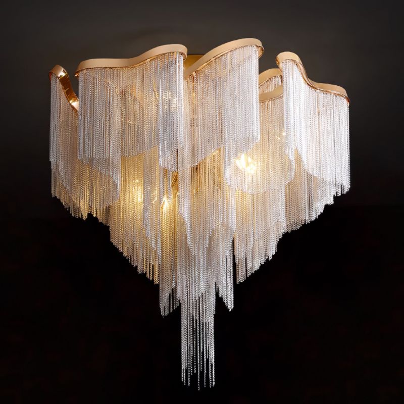 Modern Aluminum Chain Tassel Pendant - Richardrider