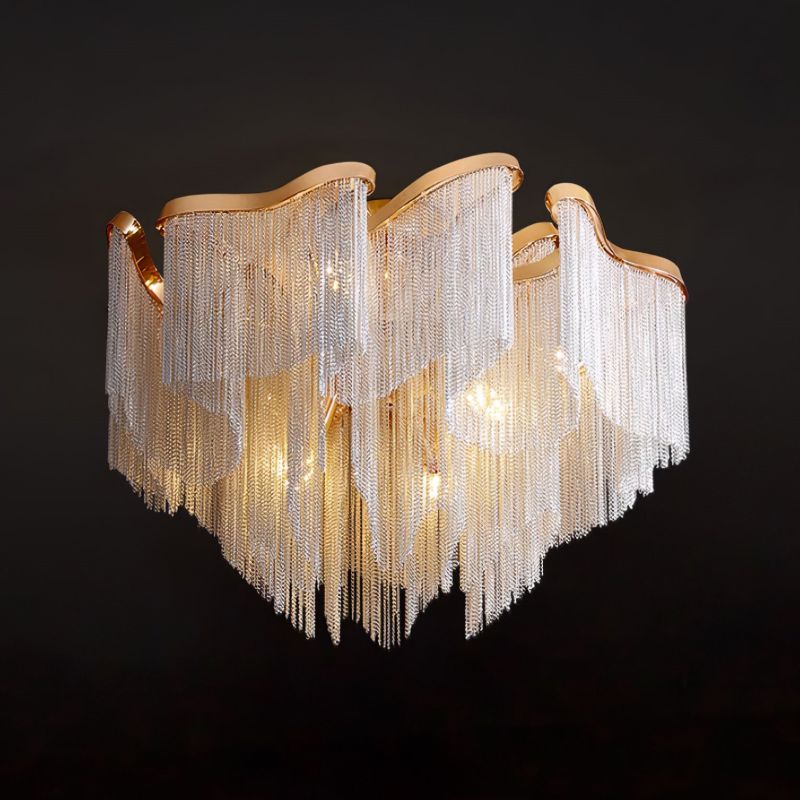 Modern Aluminum Chain Tassel Pendant - Richardrider