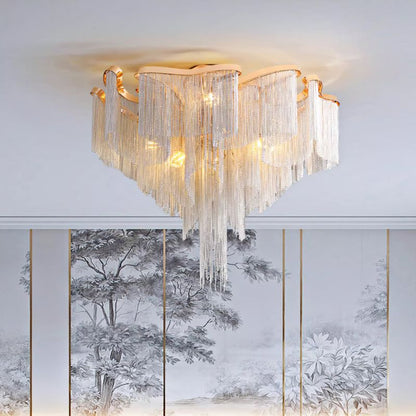 Modern Aluminum Chain Tassel Pendant - Richardrider