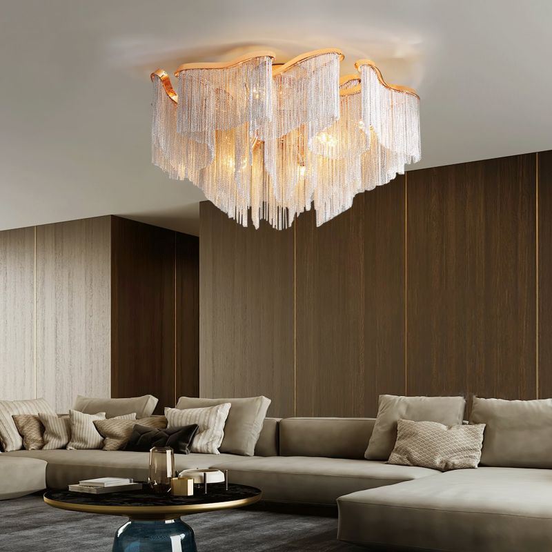 Modern Aluminum Chain Tassel Pendant - Richardrider