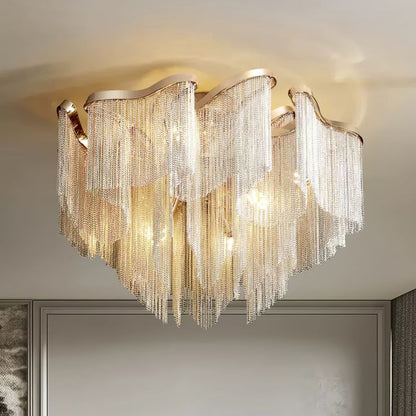 Modern Aluminum Chain Tassel Pendant - Richardrider