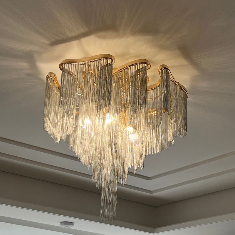 Modern Aluminum Chain Tassel Pendant - Richardrider