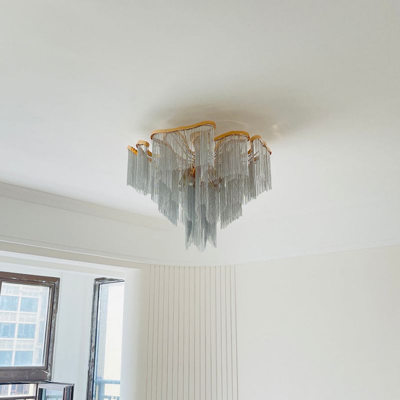 Modern Aluminum Chain Tassel Pendant - Richardrider