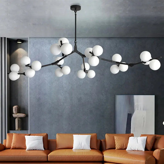 Lio Globe Tree Branch Chandelier
